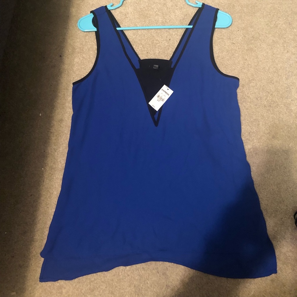 Blue dressy shirt